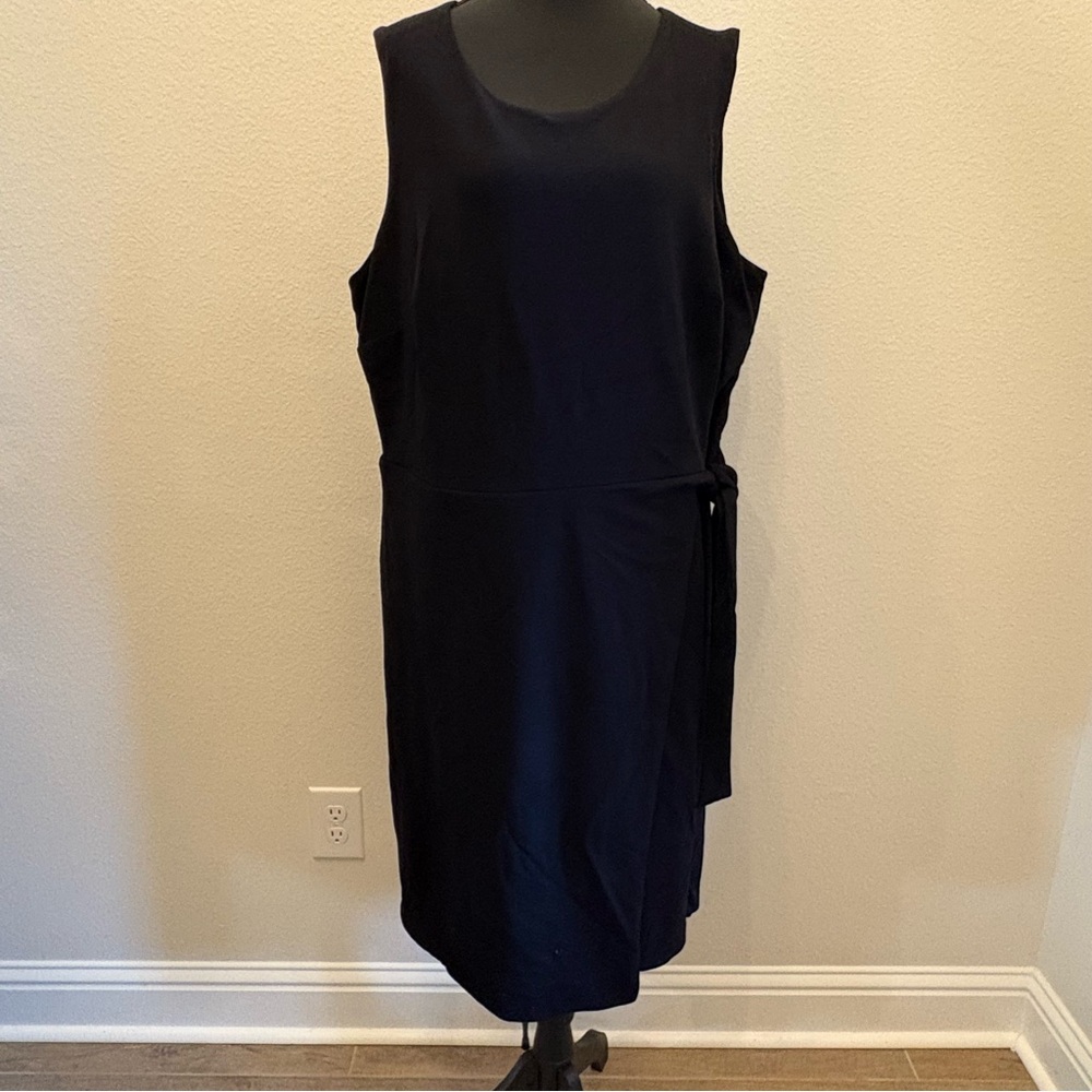 Lane Bryant Black Midi Dress